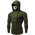 Halloween Hoodies Mask Skull Pure Color Pullover Sweatshirt 2019 Halloween costumes - menochic